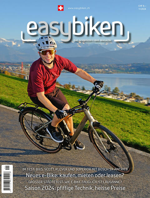 Aktuelle Ausgabe des Magazins easybiken
