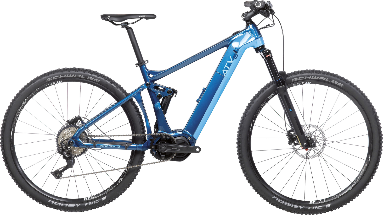 Das E-Fully ATV 820 von Bergstrom ist von der Optik her kaum von einem normalen MTB zu unterscheiden.