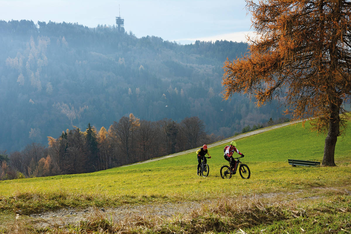 Wem die Fahrt auf den Gurten zu wenig ist, kann noch den gegenüberliegenden Ulmizberg anhängen.