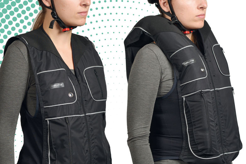 Helite, Airbags für Velofahrer